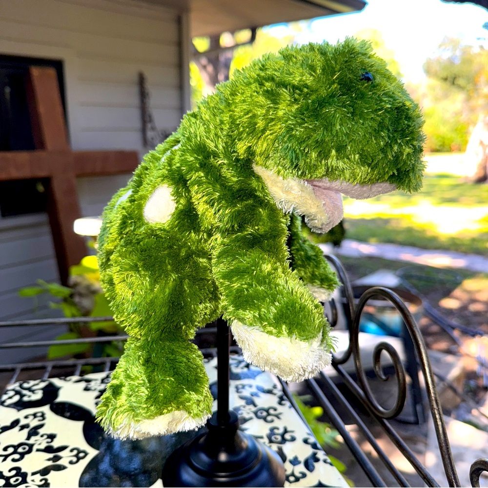 World Market Frog Toad Puppet 10” Plush Soft Toy Stuffed Animal Full Body Toad